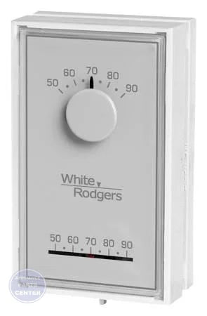 Heating Only Thermostat 1E30N-910 - Main view showing snap action contacts for efficient heating