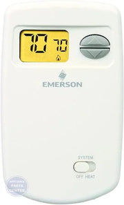 70 Series™ Non-Programmable Thermostat 1E78-140 - Main view showing temperature control for L51-909 models