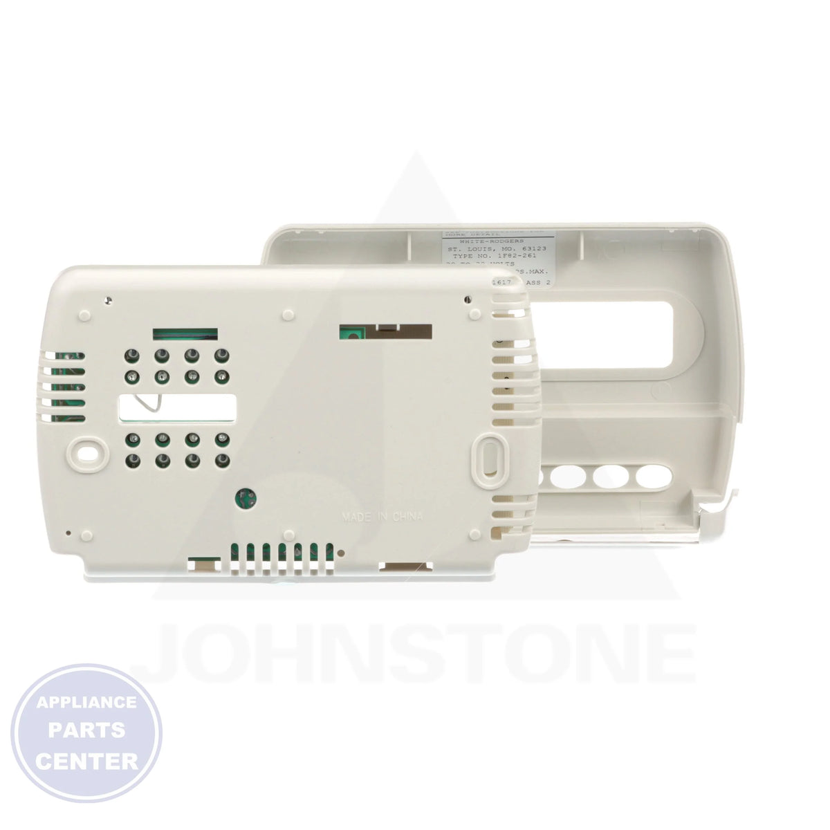 Classic 80 Series™ Programmable Thermostat 1F82-261 - Side view with dimensions of 6" W x 3-3/4" H x 1-1/4" D