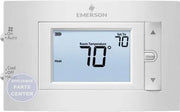 Emerson 4.5" Display Conventional Non-Programmable Thermostat 1F83C-11NP - Main view showing backlit display for precise temperature control