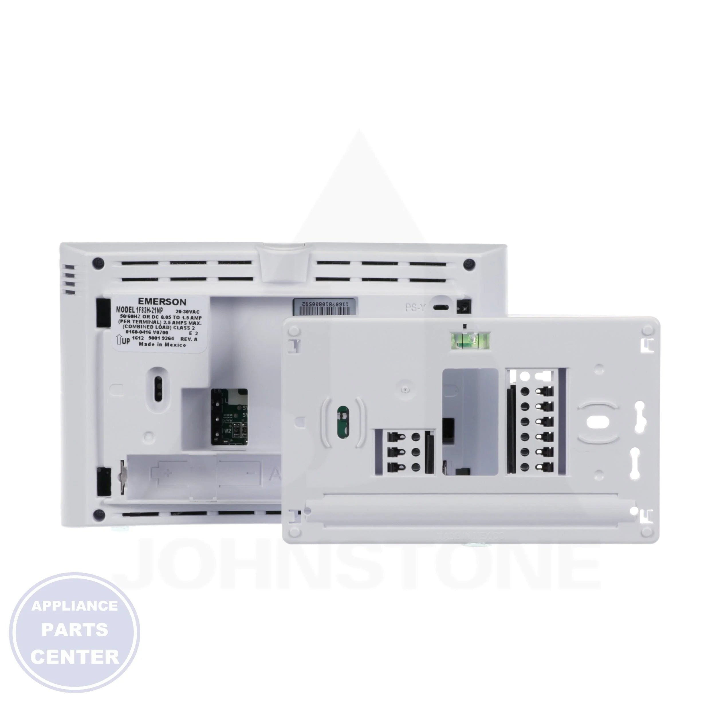 1F83H-21NP - Side view with 45-99ºF temperature range