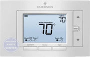 Emerson 5" Display Non-Programmable Thermostat 1F85U-22NP - Main view showing backlit display for various models