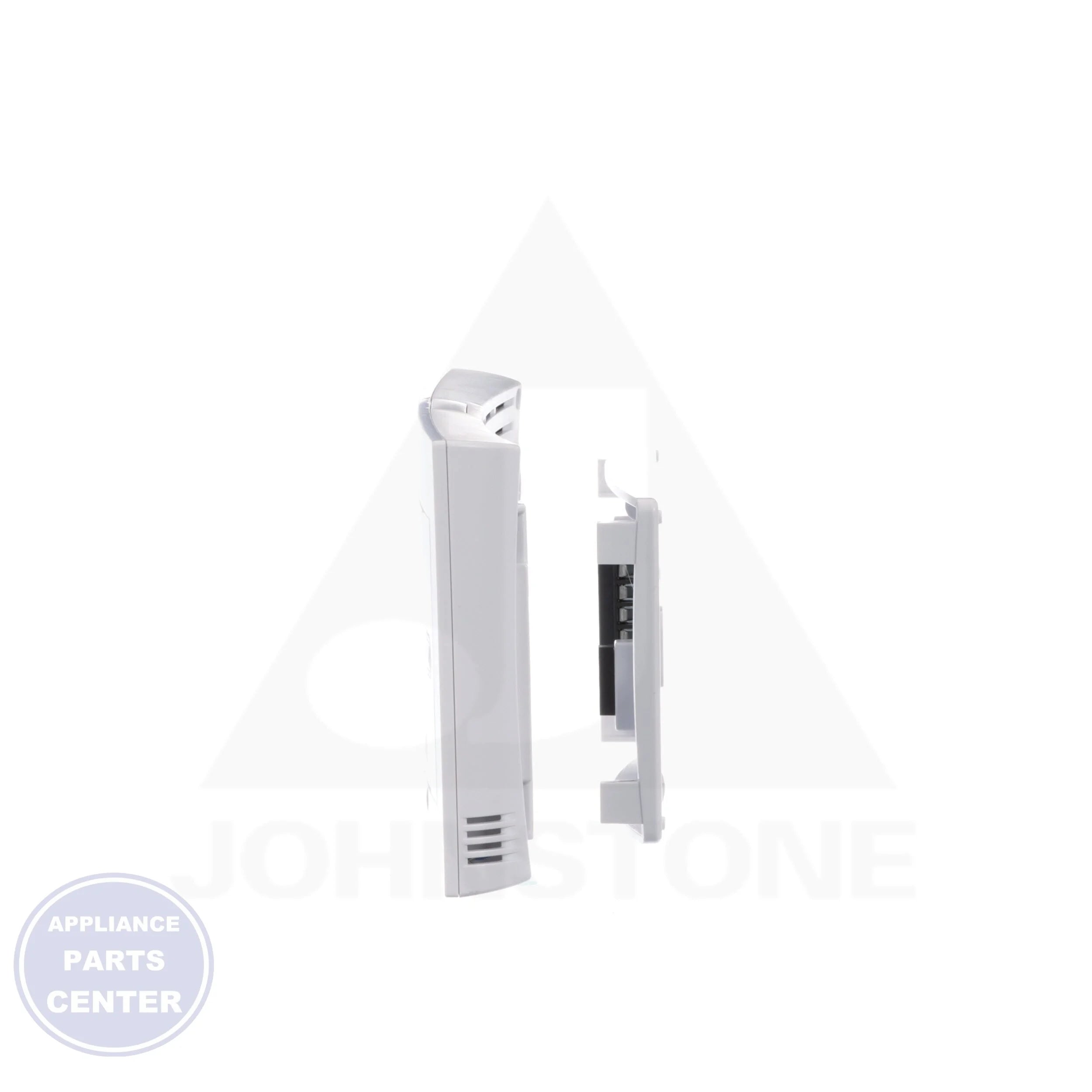 Emerson 5" Display Universal Thermostat 1F85U-22PR - Detailed view of terminal designations and dual power options