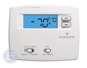 Blue™ 2" Non-Programmable Thermostat 1F86-0244 - Main view showing energy-efficient design for L48-025 and L45-101 models
