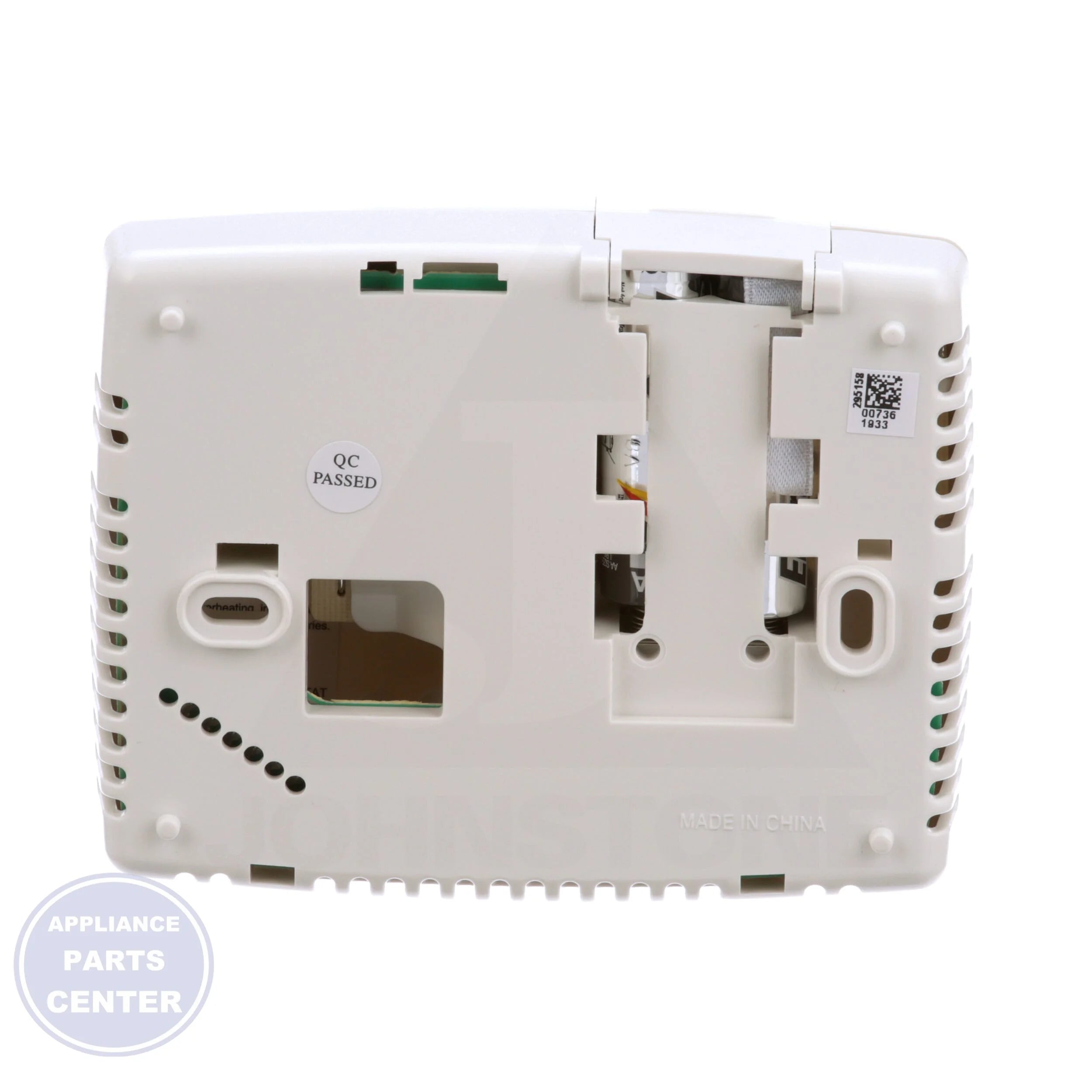 Blue™ 2" Non-Programmable Thermostat 1F86-0244 - Side view with terminal designations and specifications