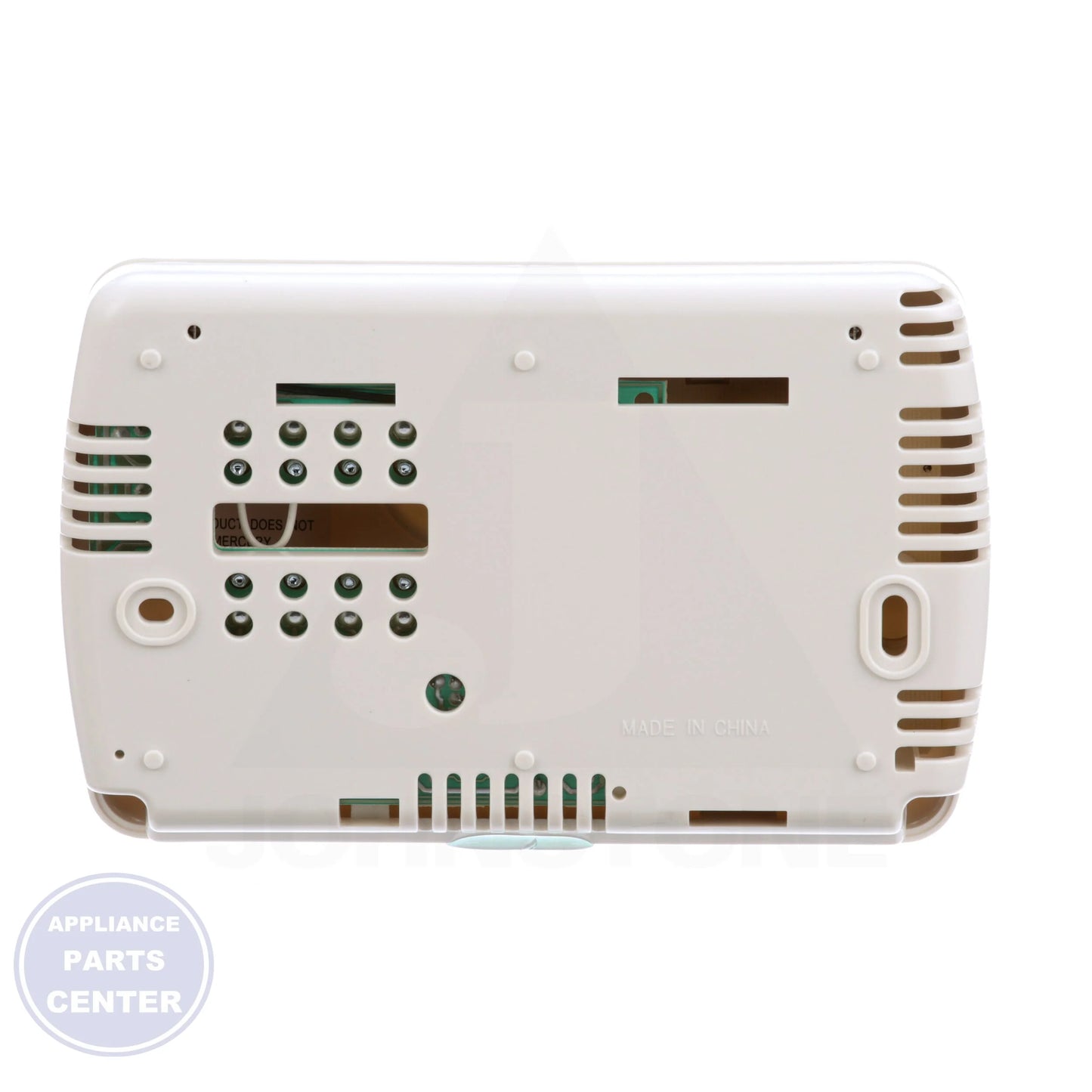 Classic 80 Series Non-Programmable Thermostat 1F89-211 - Side view with terminal designations and temperature range