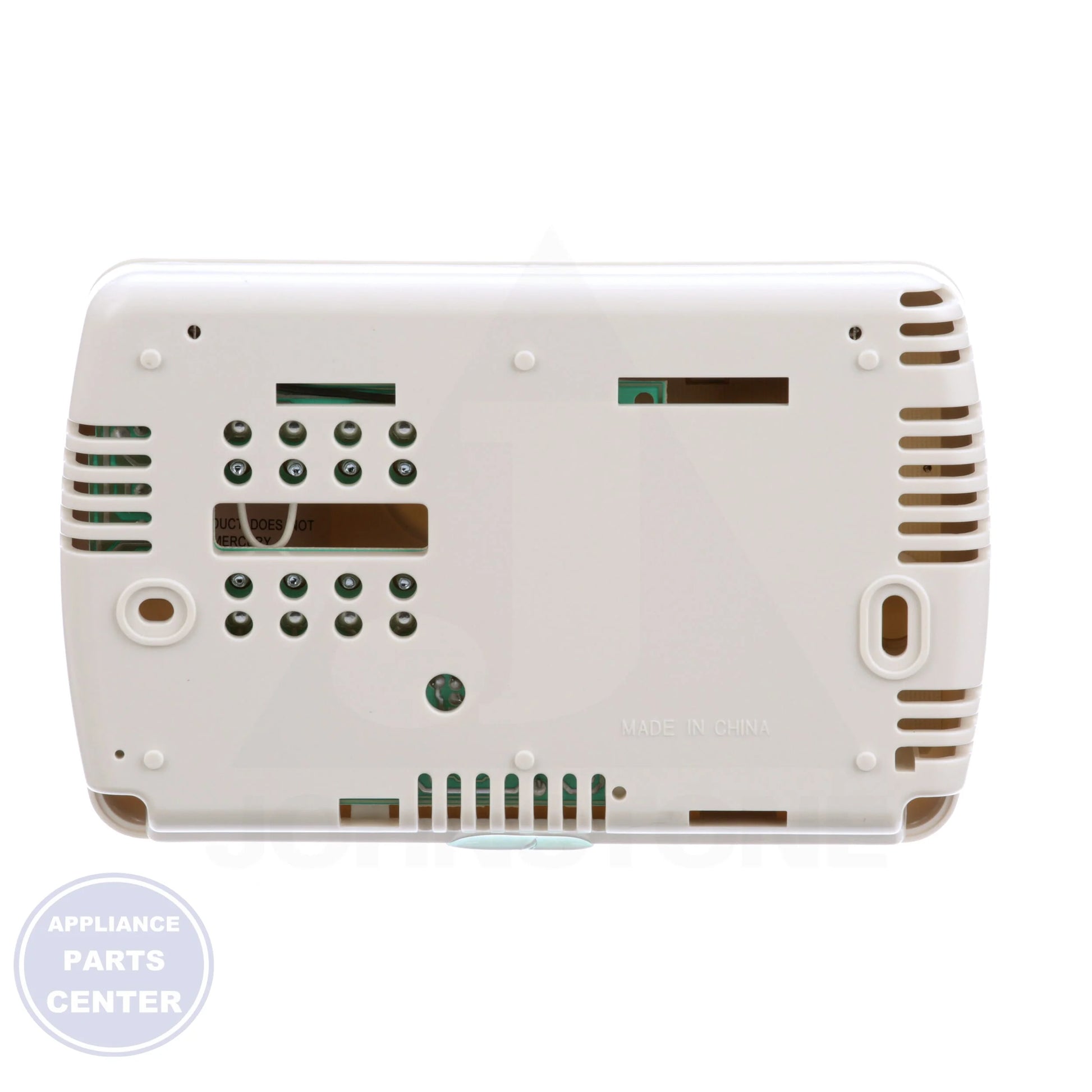 Classic 80 Series Non-Programmable Thermostat 1F89-211 - Side view with terminal designations and temperature range