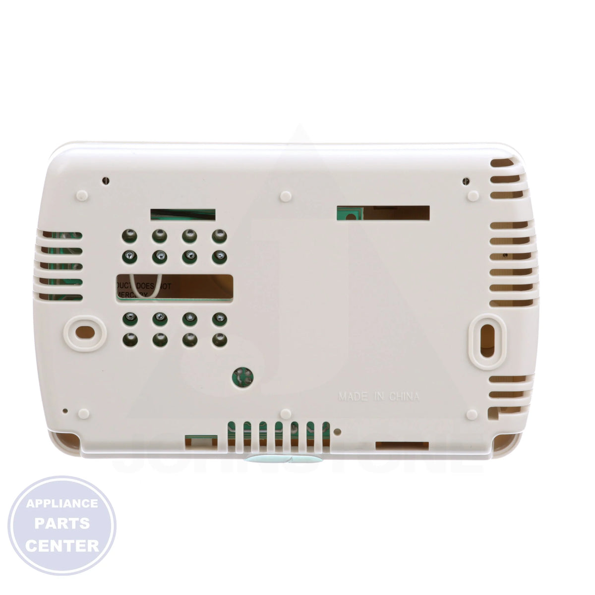 Classic 80 Series Non-Programmable Thermostat 1F89-211 - Side view with terminal designations and temperature range
