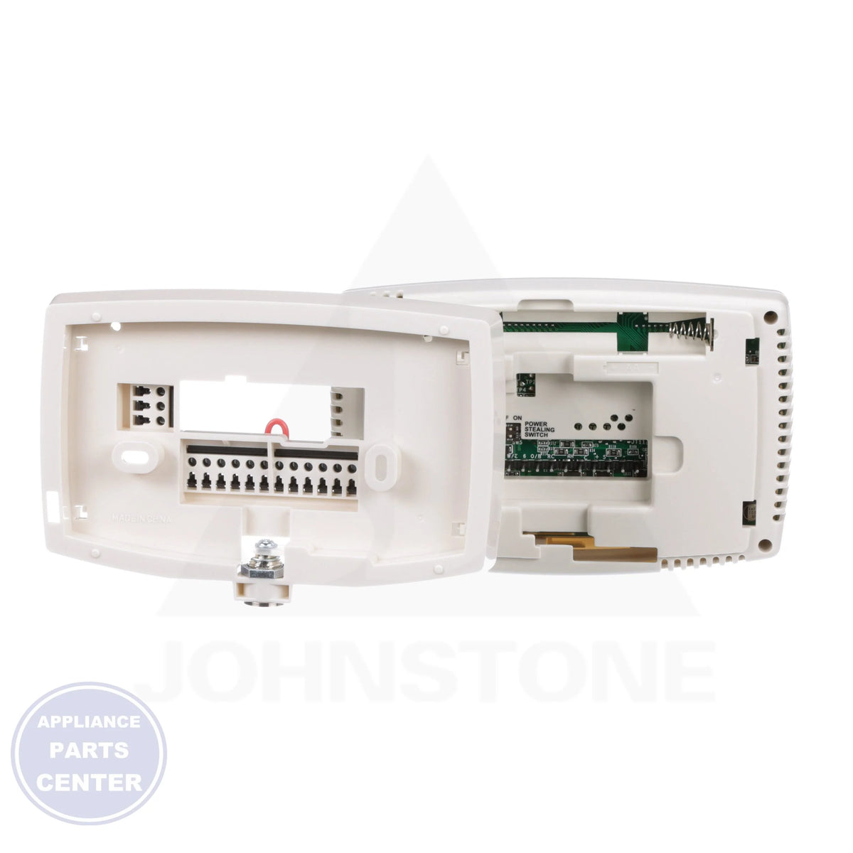 Blue™ Commercial Programmable Thermostat 1F95-0680 - Side view with 6.4" W x 4.2" H x 1.7" D dimensions
