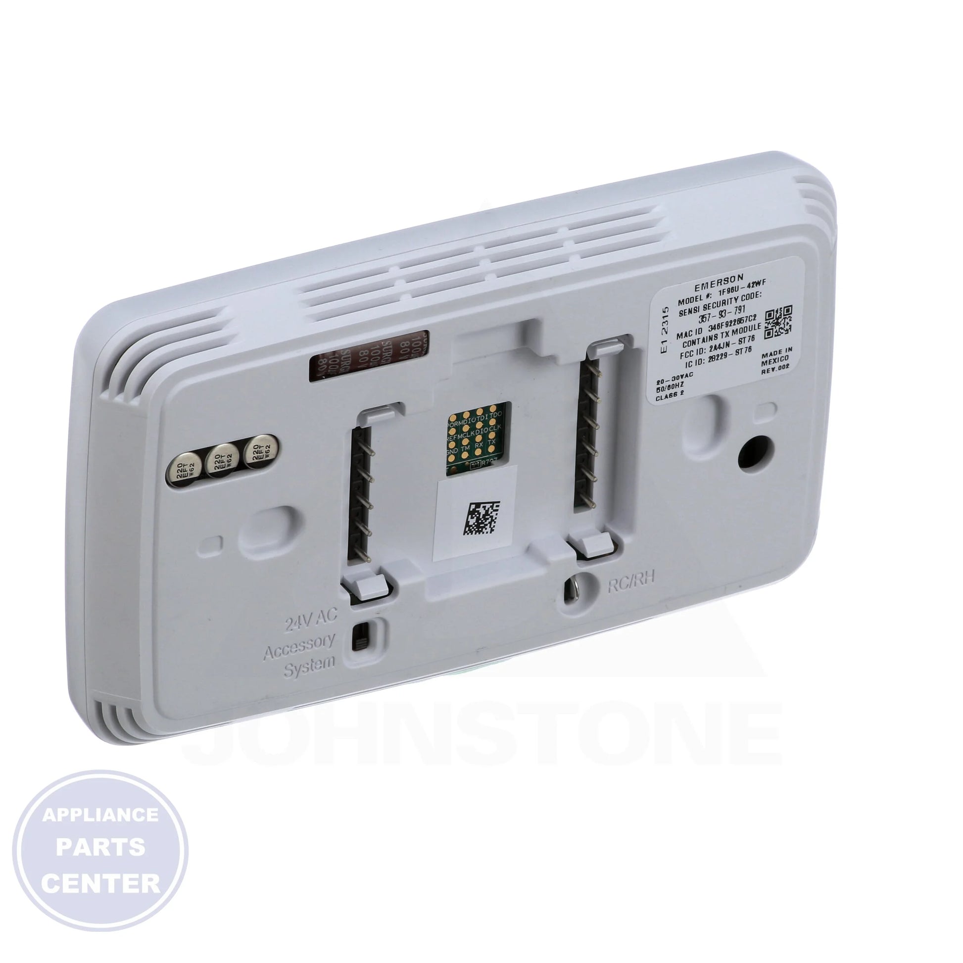 Sensi Touch 2 Wi-Fi Thermostat 1F96U-42WF - Side view with dimensions 5.6" x 3.25" x .77"