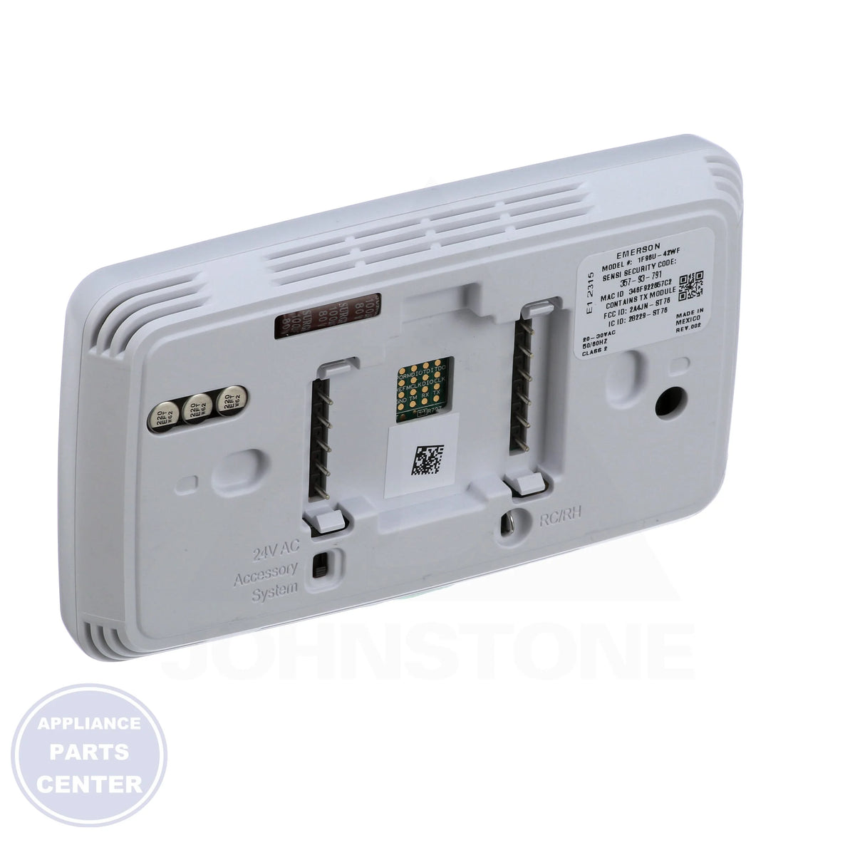Sensi Touch 2 Wi-Fi Thermostat 1F96U-42WF - Side view with dimensions 5.6" x 3.25" x .77"