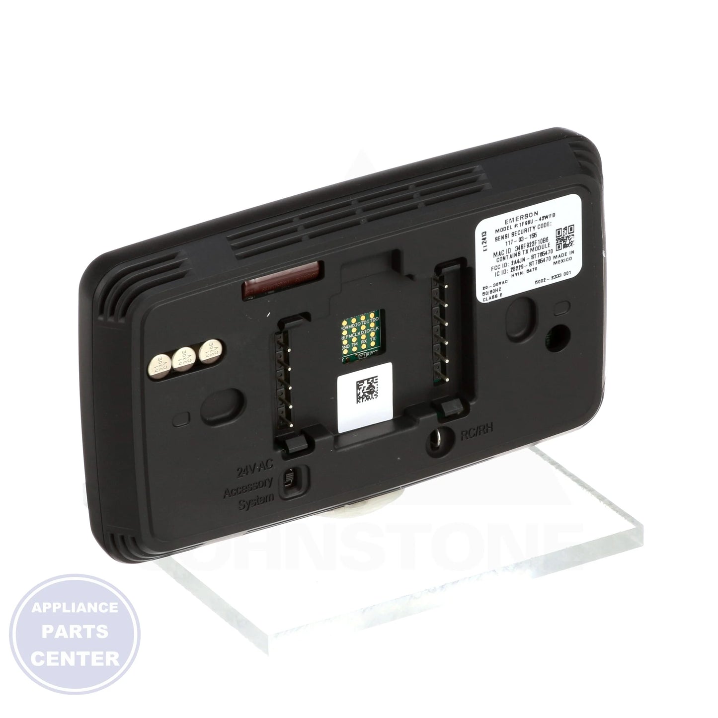 1F96U-42WFB - Side view with 5.6" x 3.25" x .77" dimensions