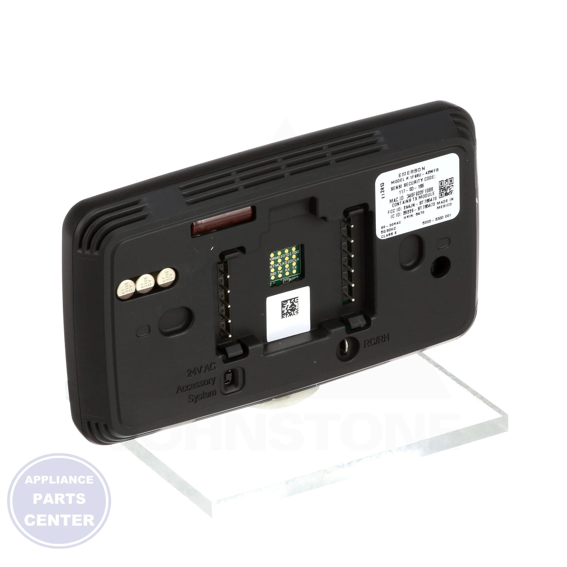 1F96U-42WFB - Side view with 5.6" x 3.25" x .77" dimensions