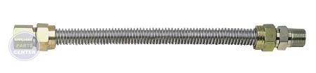 Stainless Steel Gas Appliance Connector 20-3132-24 - Main view showing corrosion-resistant steel for various models