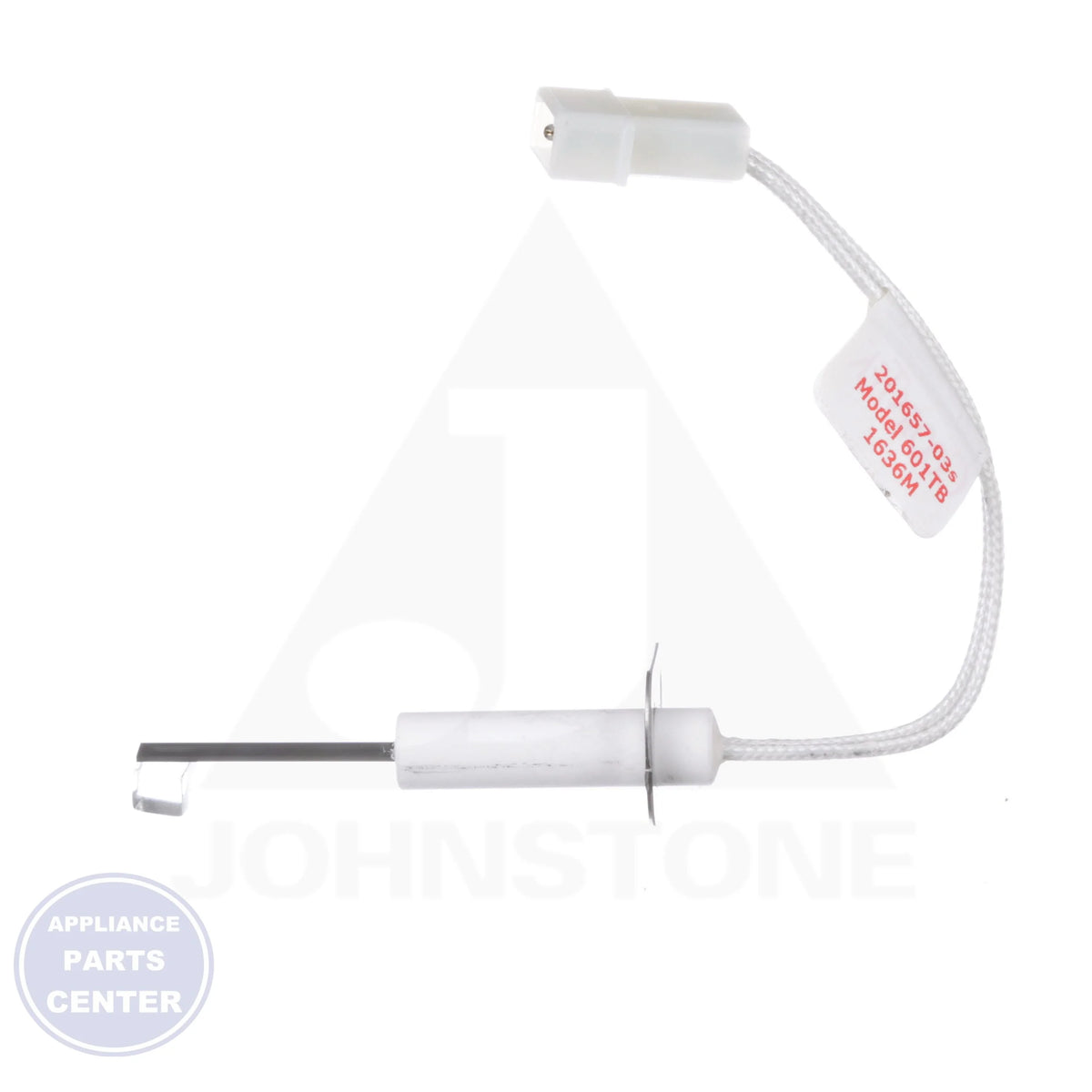 Igniter 20165703S - Side view with specific measurements