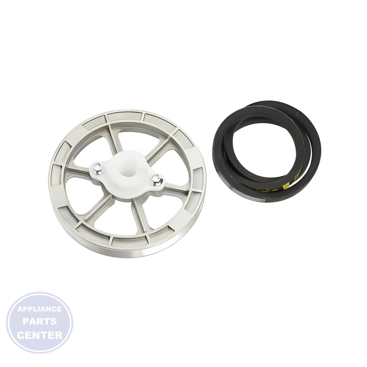 Speed Queen Aluminum Pulley Kit 204486 - Installation in specific model, showcasing key mounting points