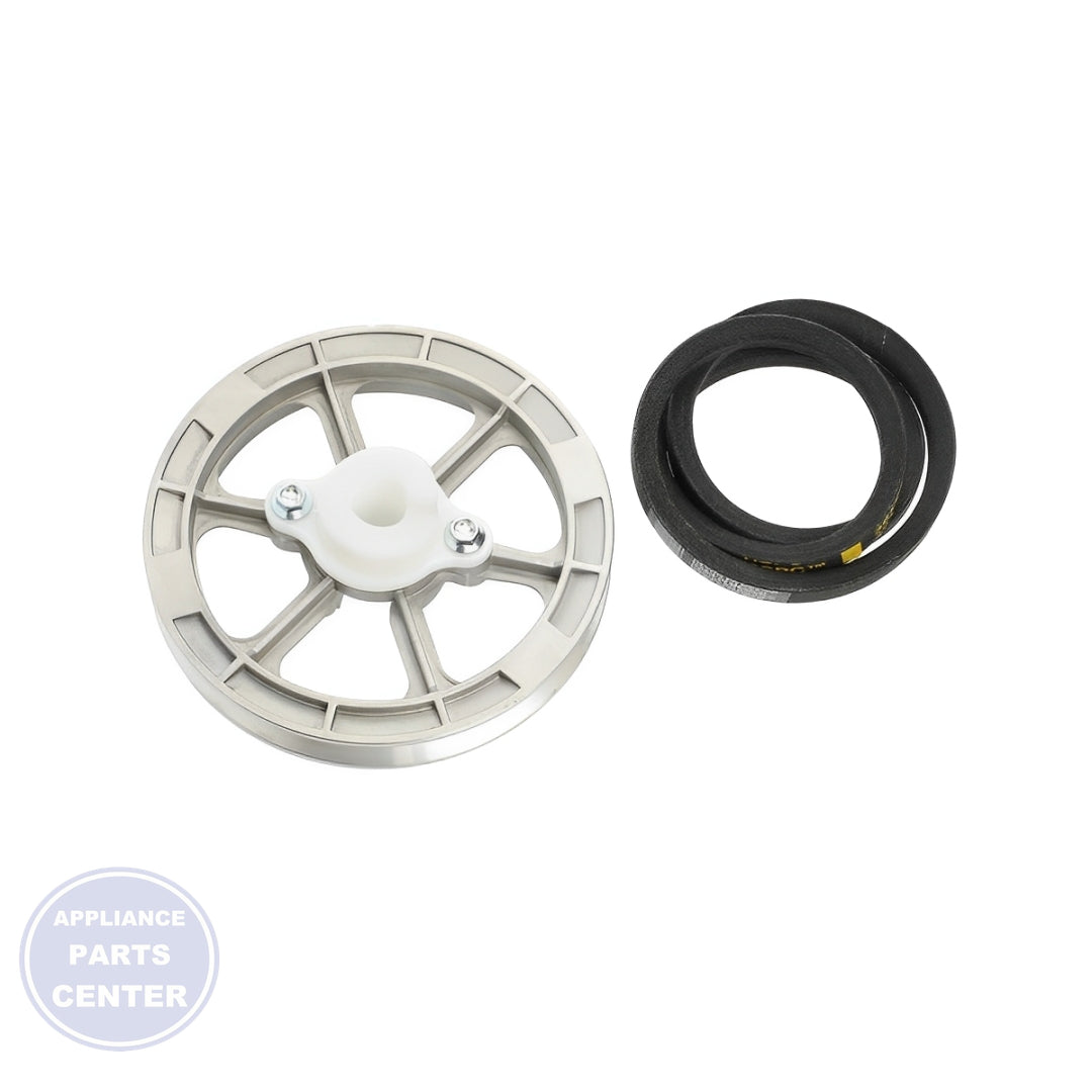 Speed Queen Aluminum Pulley Kit 204486 - Installation in specific model, showcasing key mounting points