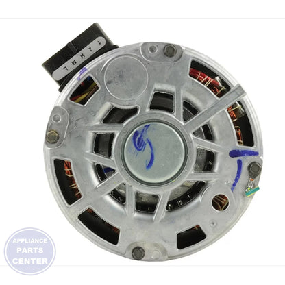 208-230V1PH 3/4HP 1075RPM MTR - Side view with precise measurements