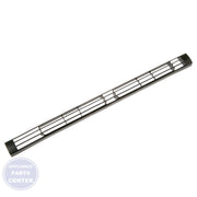 GEH 21 KICKPLATE BLACK WR74X27447 - Main view showing sleek design for various models