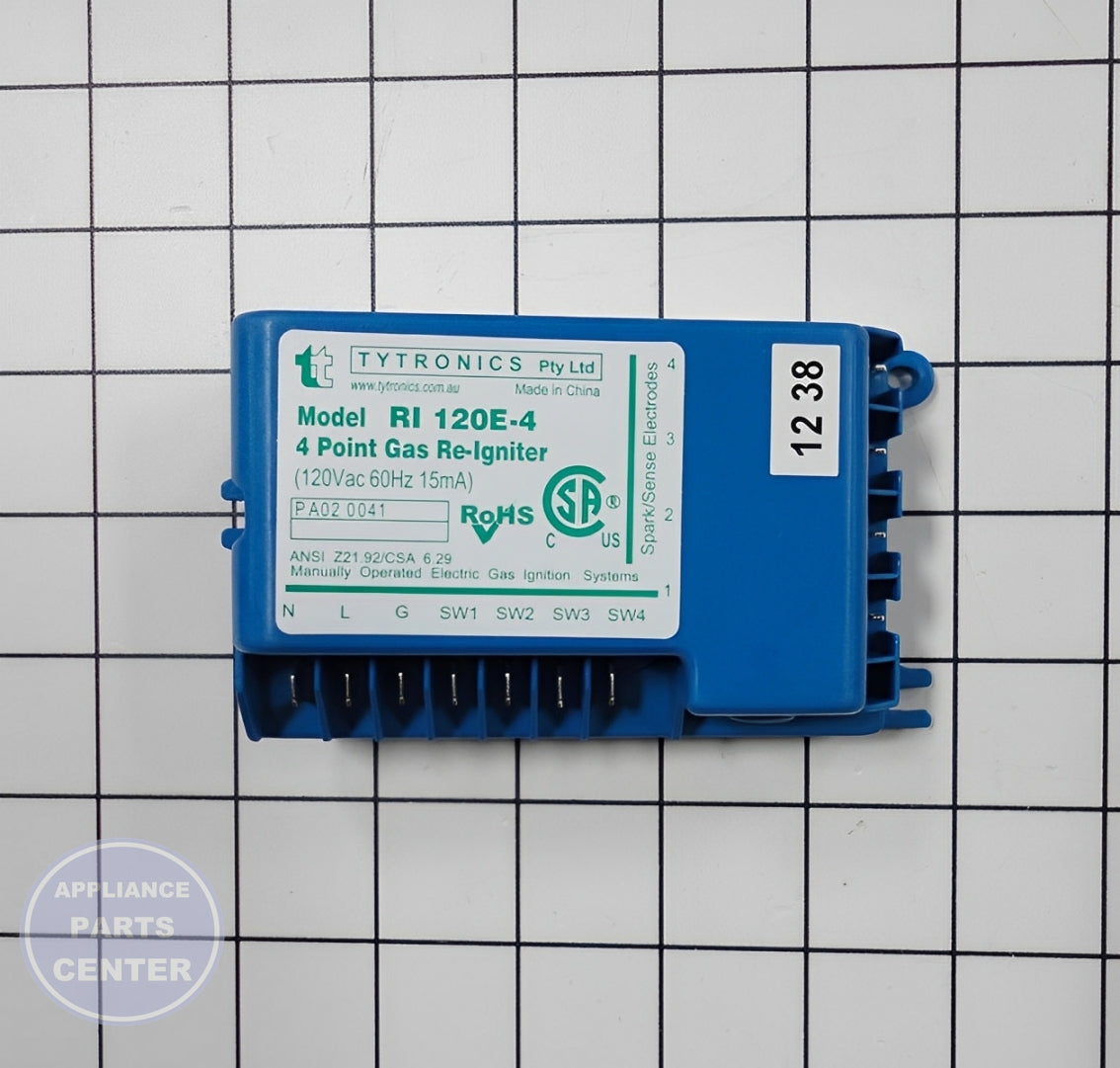 FISHER & PAYKEL RANGE SPARK MODULE RI 120-E4 - Main view showing ignition system for FPA Undefined models
