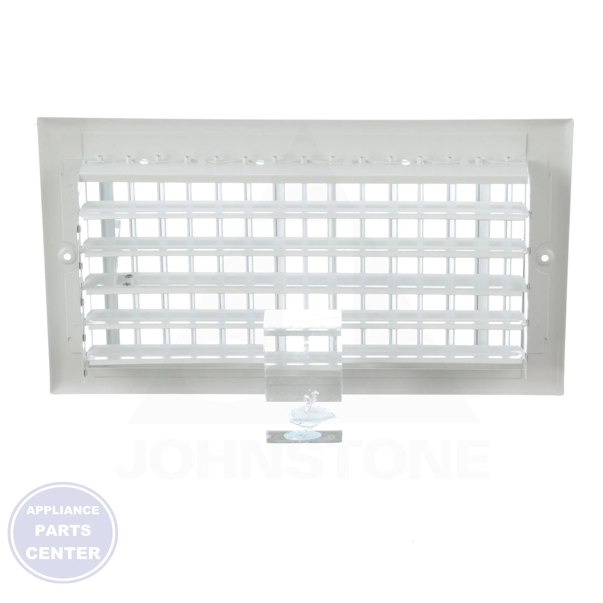 210 Series Adjustable Sidewall Ceiling Register 210VM10X04 - Side view with 10" x 4" size specs