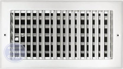 210 Series Adjustable Sidewall Ceiling Register 210VM14X04 - Main view showing vertical front bars for various models