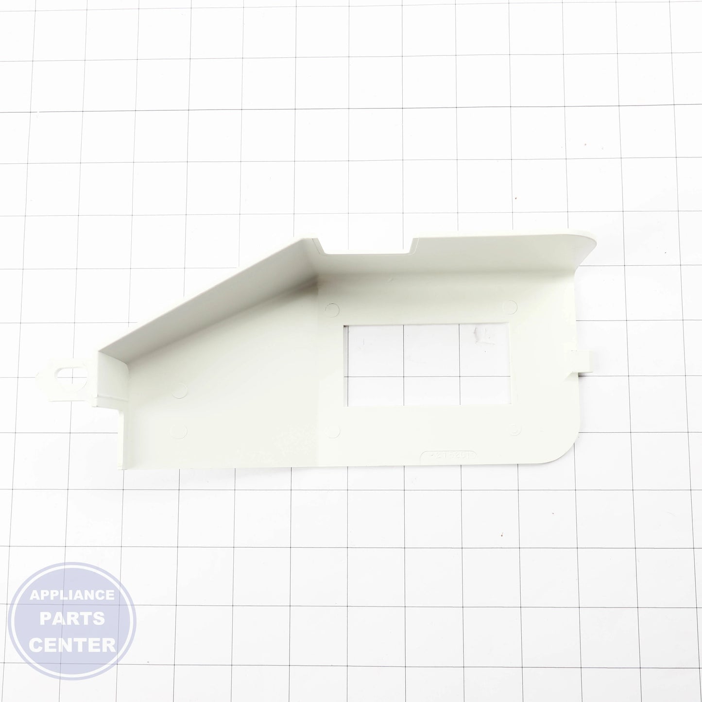 COVER-AIR DIFFUSER 2152019 - Side view with precise measurements