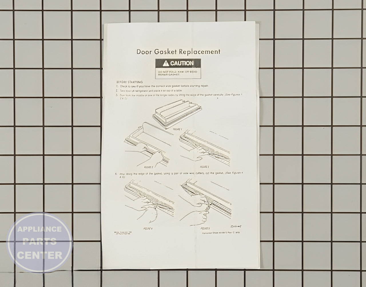 WHIRLPOOL DOOR GASKET 2159083 - Main view showing airtight seal for Whirlpool and KitchenAid models