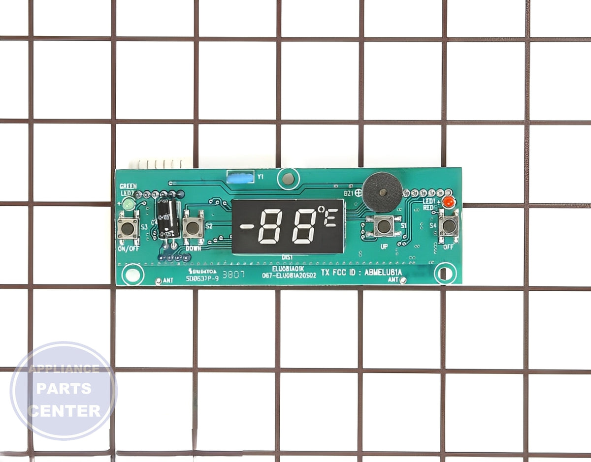 Frigidaire User Control and Display Board 216944300 - Main view showing energy-saving features for specific models