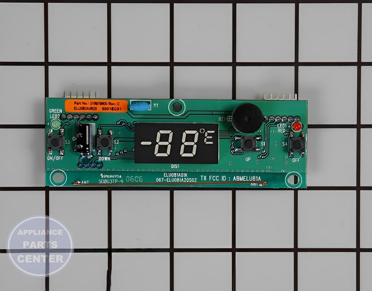 FRIGIDAIRE REFRIGERATOR CONTROL 216979600 - Main view showing temperature regulation for WCI Freezers