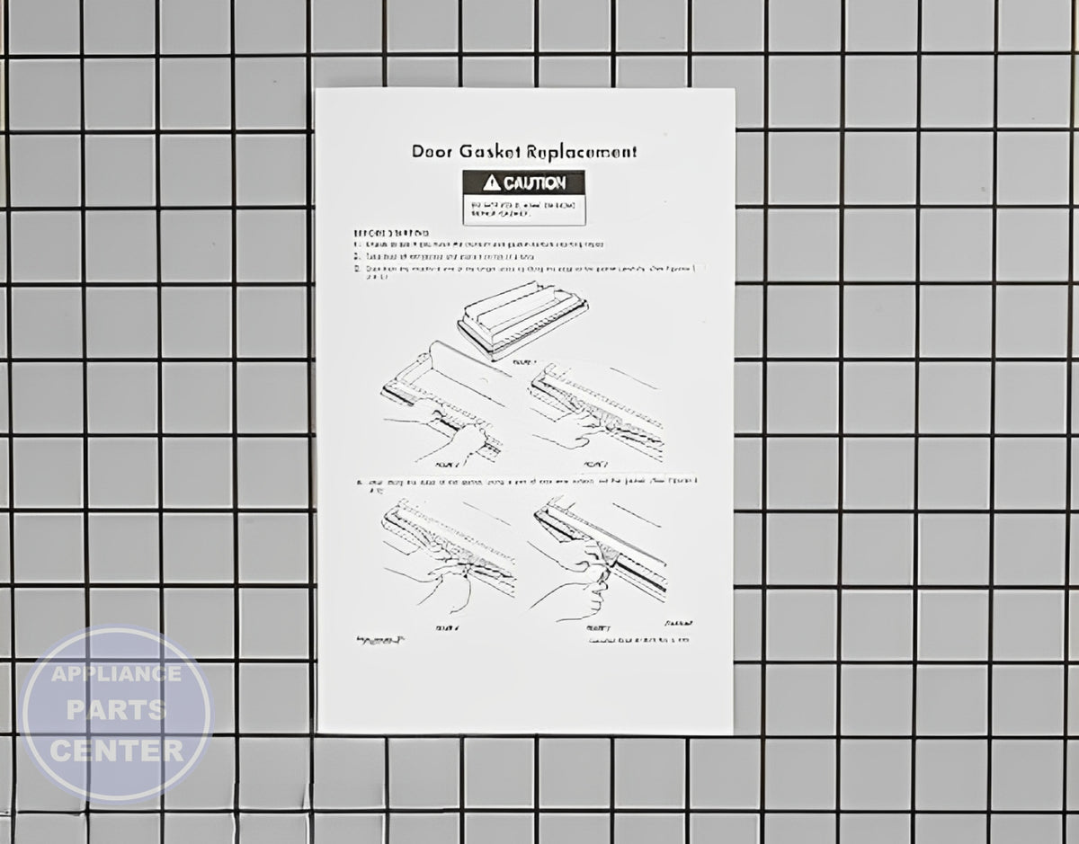 WHIRLPOOL REFRIGERATOR DOOR GASKET 2177310 - Main view showing airtight seal for WHIRLPOOL and compatible models