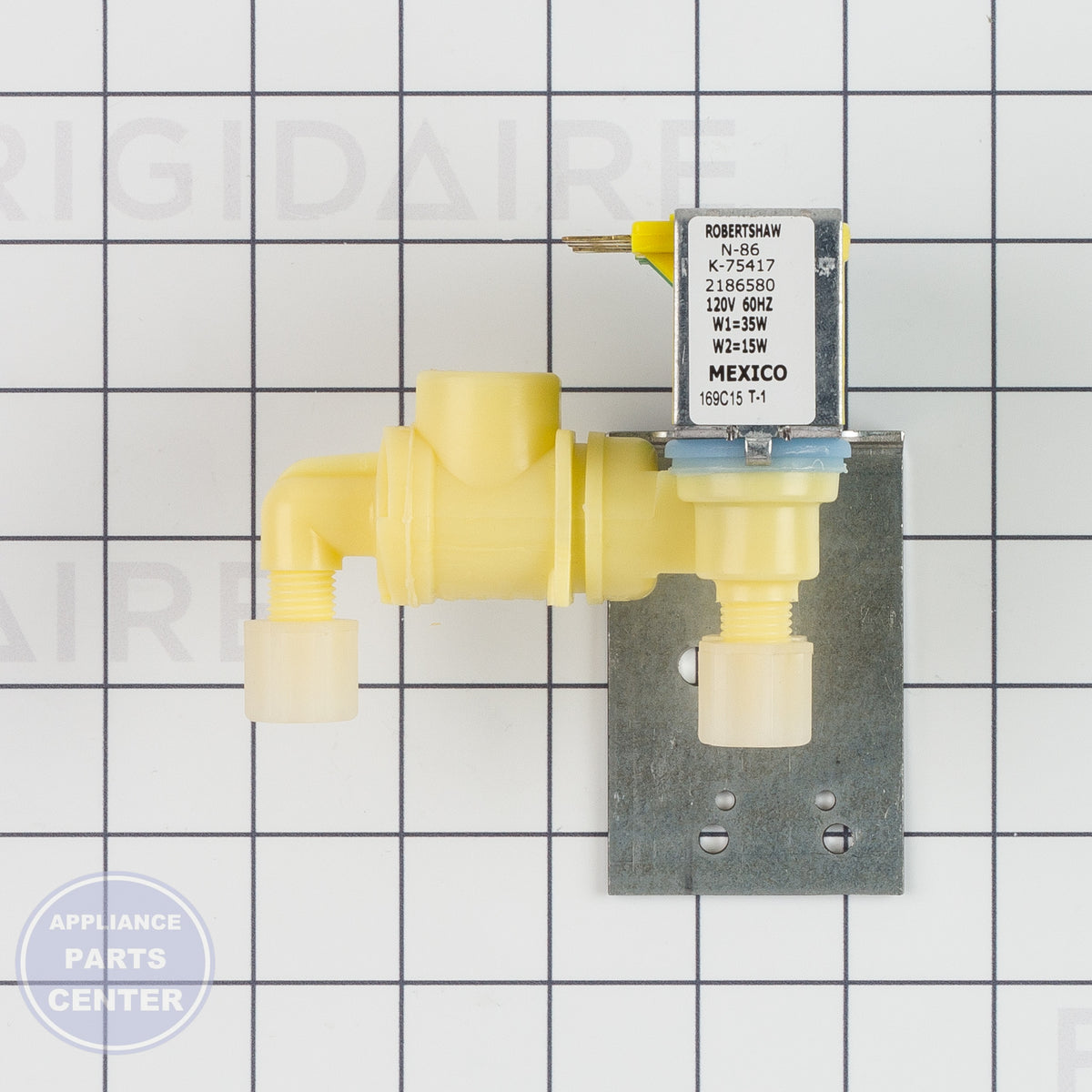WCI VALVE-WATER 218658000 - Installation in specific model showing key mounting points