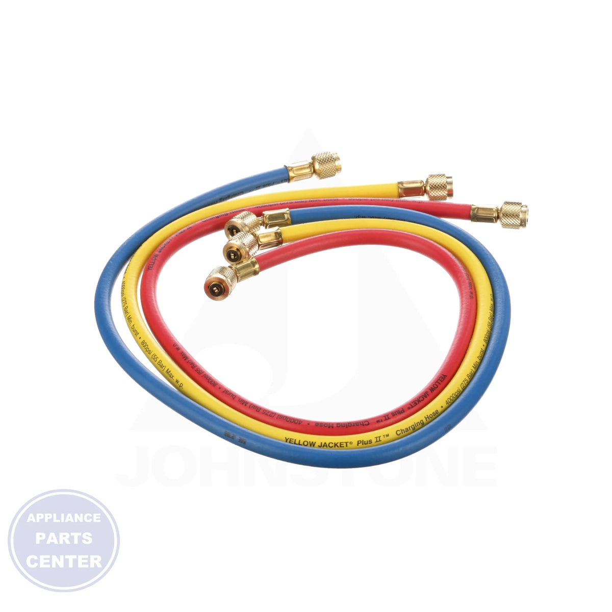 Plus II Charging Hose Set 21983 - Side view with 3' length