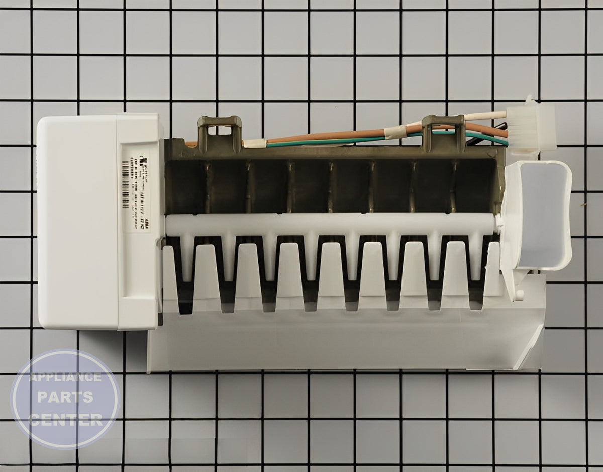 WHIRLPOOL REFRIGERATOR ICE MAKER 2198597 - Detailed view of efficient ice production