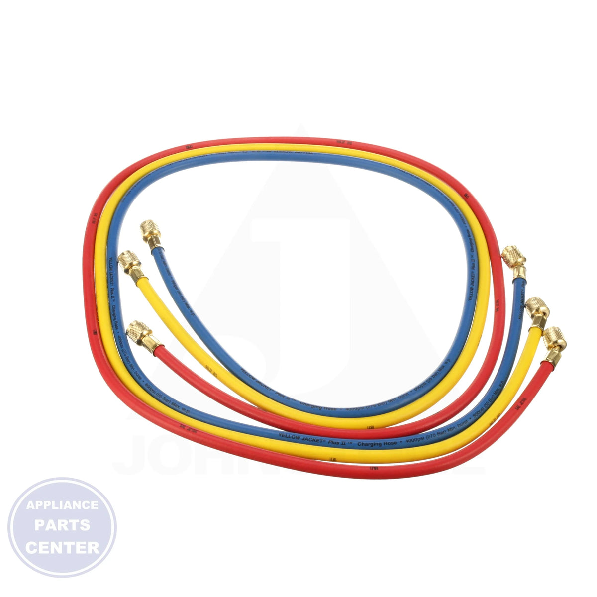 Plus II Charging Hose Set 21986 - Side view with 6-foot length