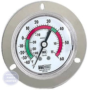 Remote Vapor Tension Thermometer 21FB-060 - Main view showing 2" diameter for various models