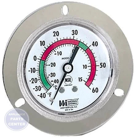 Remote Vapor Tension Thermometer 21FB-060 - Main view showing 2" diameter for various models