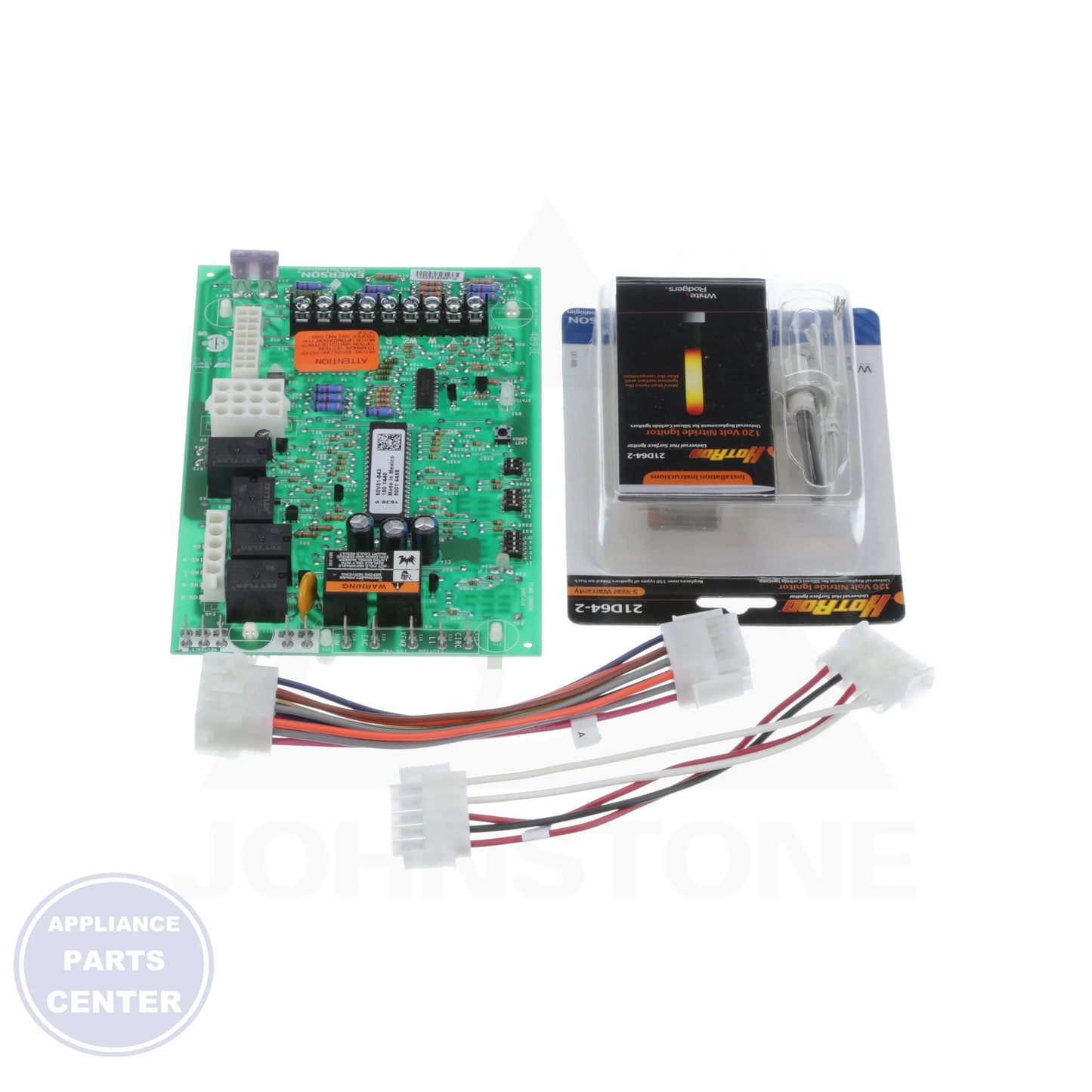 Universal Furnace Control Kit 21V51U-843 - Side view with precise measurements