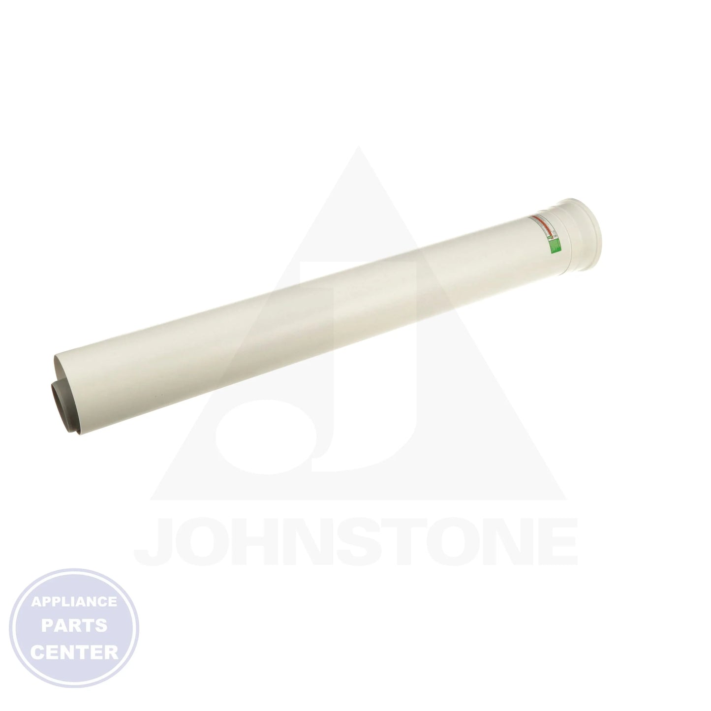 39" Condensing Vent Pipe Extension 224080PP - Side view with precise measurements
