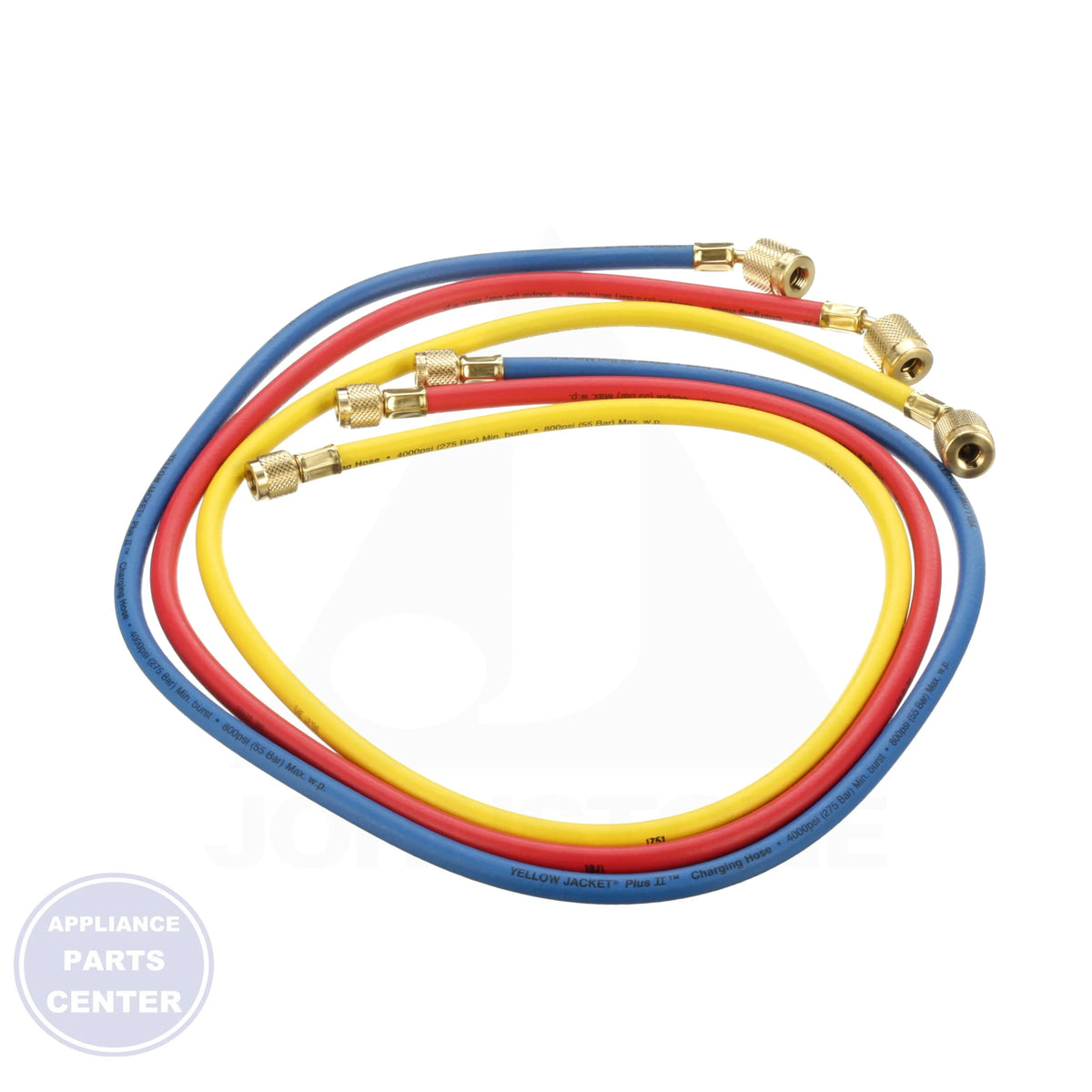 Plus II Charging Hose Kit With Sealright Fitting 22984 - Side view with 4' length