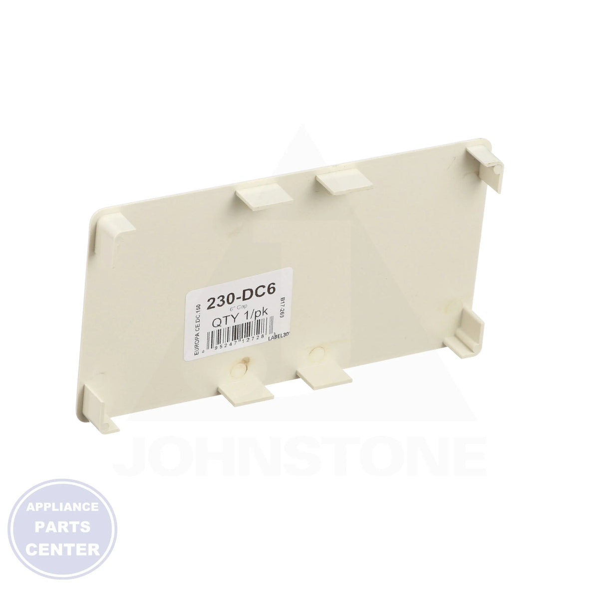 SpeediChannel Cap 230-DC6 - Side view with 6-inch measurements