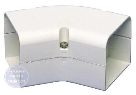 [Brand] 6in. SpeediChannel™ 45º Flat Bend 230-FB456 - Main view showing efficient obstacle routing for various appliance models