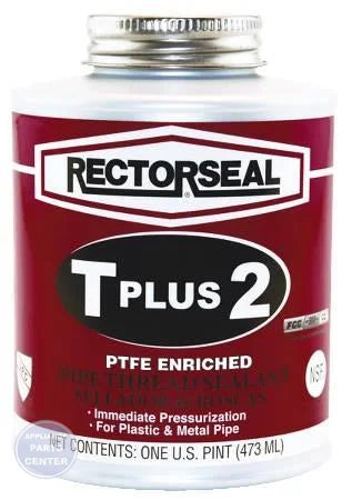 T Plus 2® Pipe Thread Compound 23551 - Main view showing secure seal for refrigeration applications