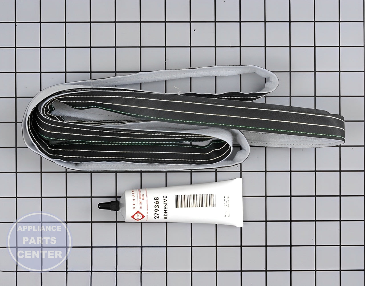 WHIRLPOOL DRYER REAR DRUM SEAL GREEN STITCHES 239087 - Main view showing leak-proof design for compatible models