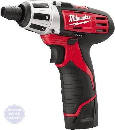 Milwaukee M12™ Lithium-Ion Cordless Screwdriver Kit 2401-22 - Main view showing quick-change chuck for versatile usage on various models