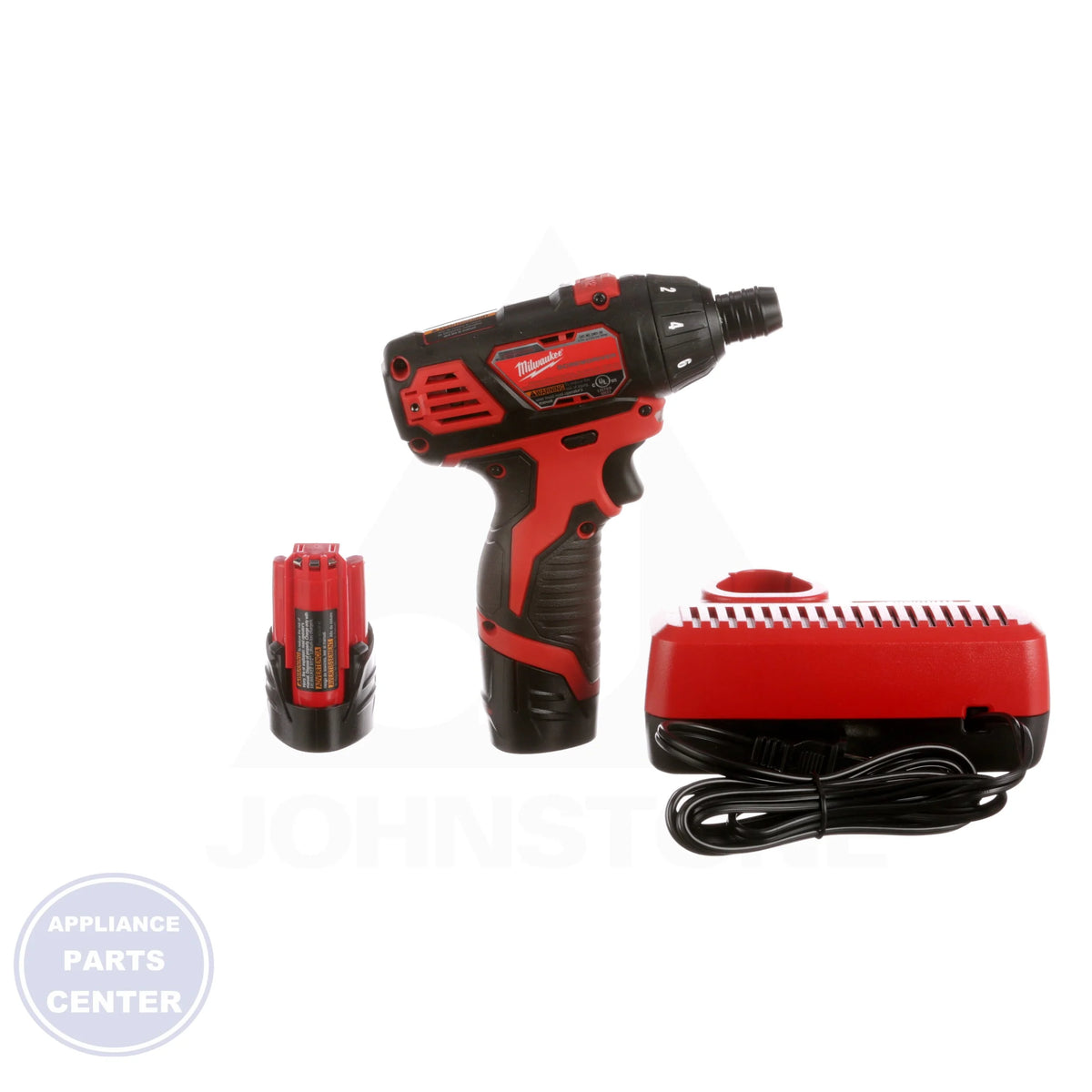 M12™ Lithium-Ion Cordless Screwdriver Kit 2401-22 - Side view with 1/4" Hex chuck size for precise control