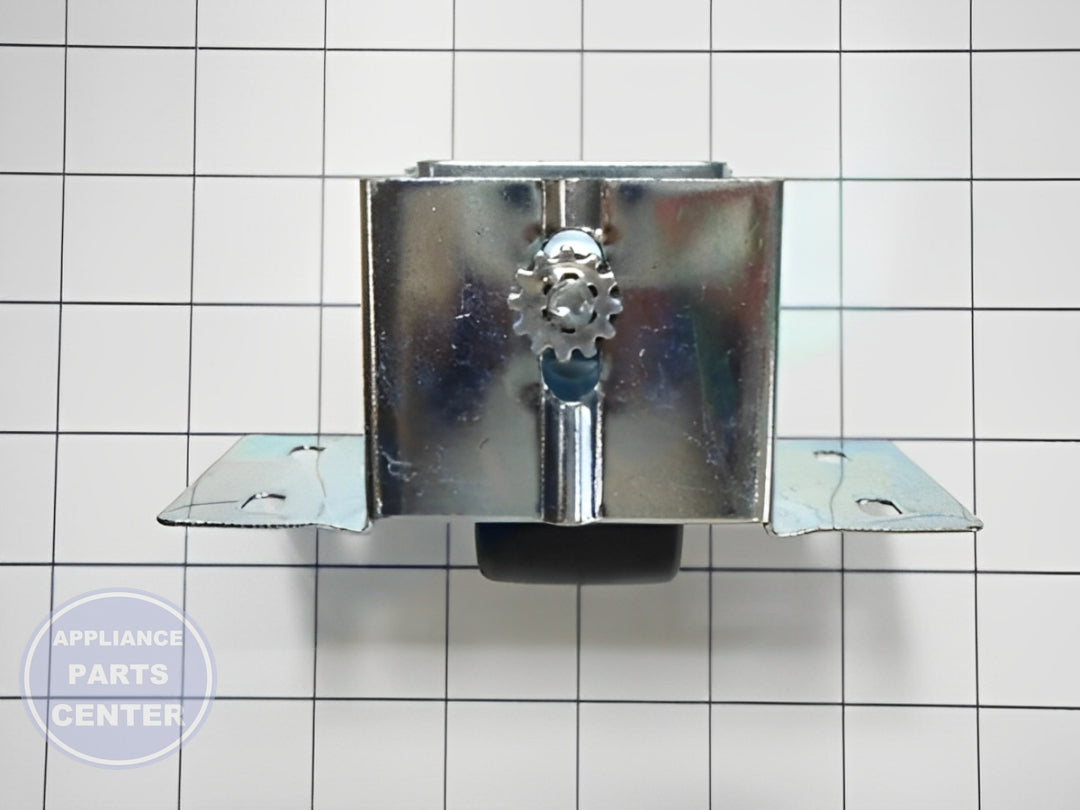 FRIGIDAIRE SWS:REF FRONT ROLLER ASSEMBLY 240335006 - Main view showing stabilizing feature for Frigidaire and Electrolux models