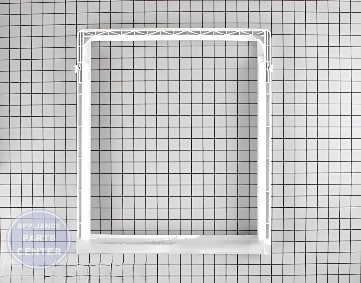 FRIGIDAIRE REFRIGERATOR UPPER CRISPER DRAWER COVER 240350702 - Detailed view of precise fit