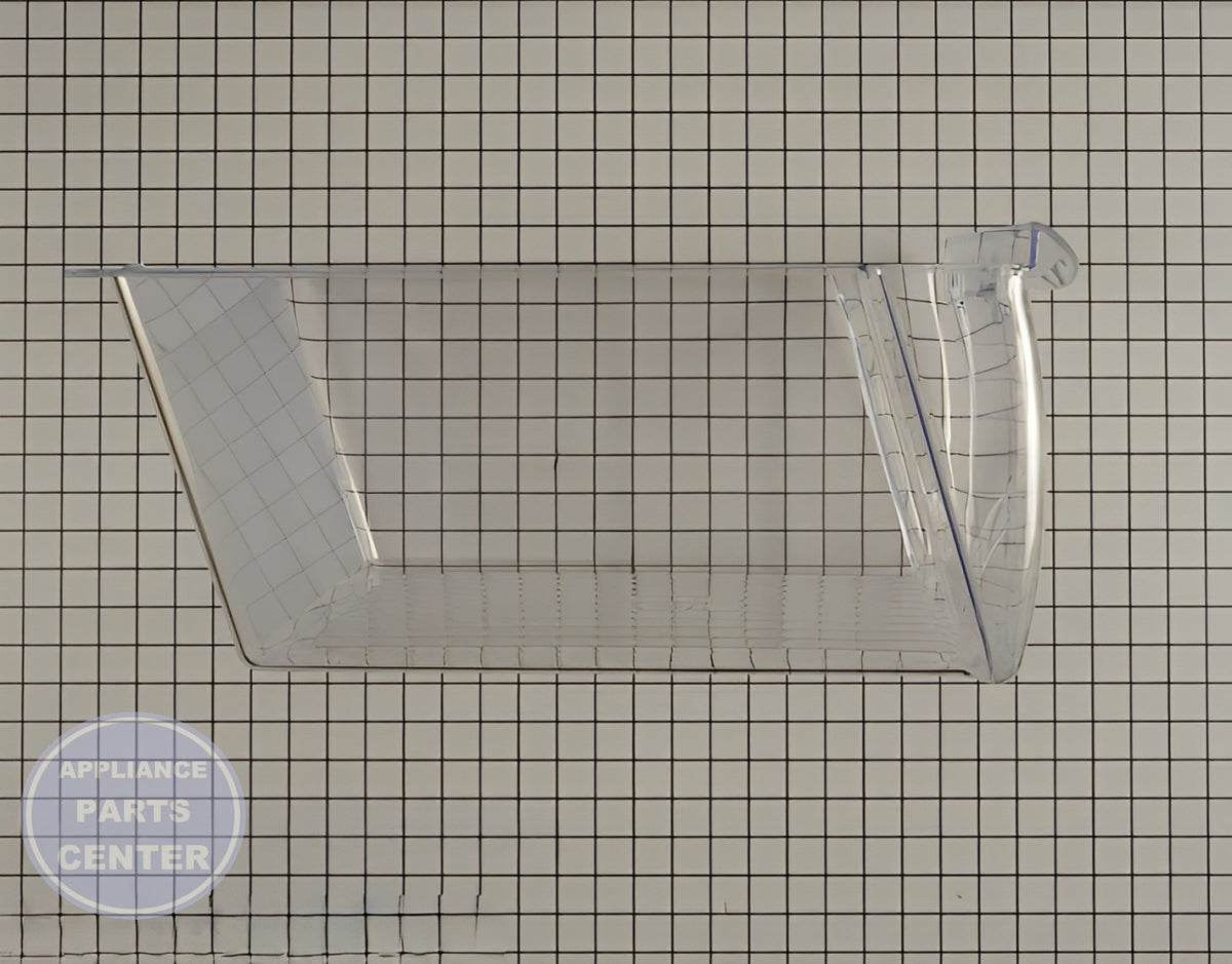 FRIGIDAIRE REFRIGERATOR CRISPER PAN 240351061 - Detailed view of durable plastic construction