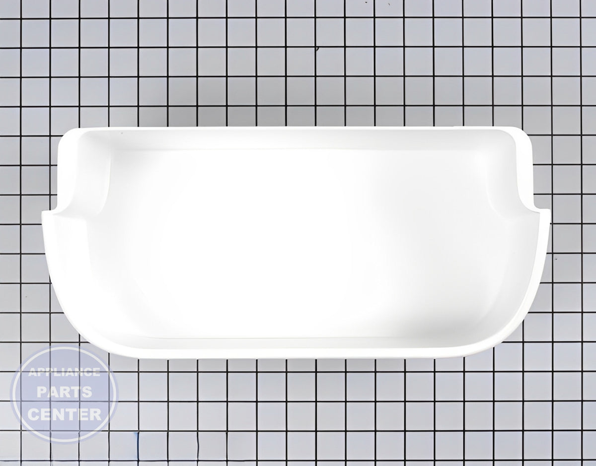 FRIGIDAIRE REFRIGERATOR WHITE GALLON BIN DOOR SHELF - Main view showing durable support for FRIGIDAIRE models